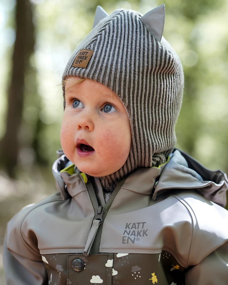 Kattnakken Vinterregndress Baby Pytt - Månefjell for barn - Brobrobrille