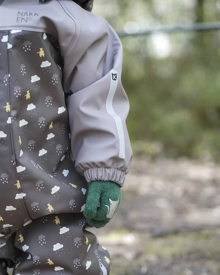 Kattnakken Vinterregndress Baby Pytt - Månefjell for barn - Brobrobrille