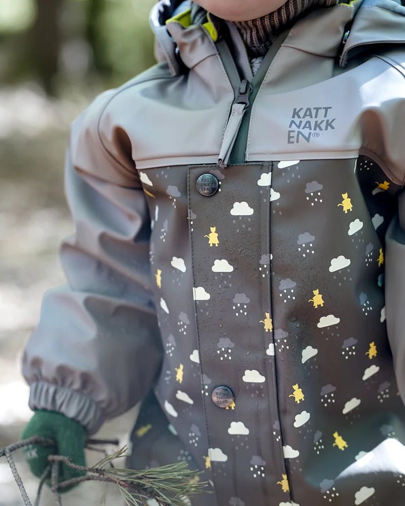 Kattnakken Vinterregndress Baby Pytt - Månefjell for barn - Brobrobrille
