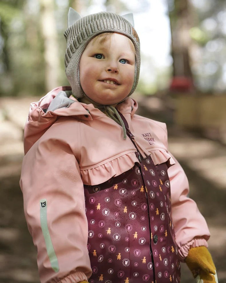 Kattnakken Vinterregndress Baby Pytt - Rosa Krystall for barn - Brobrobrille