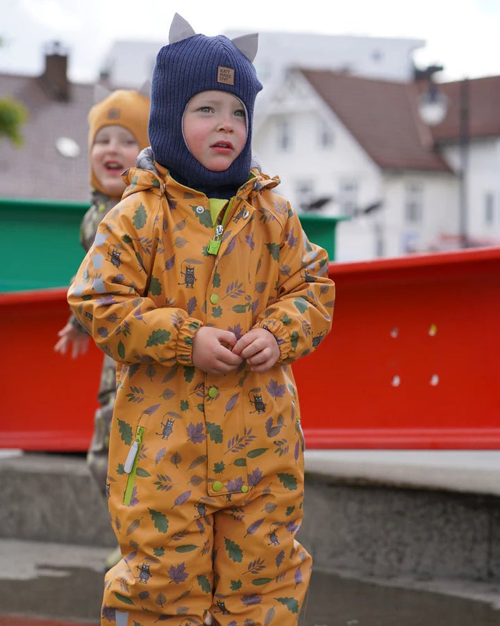 Kattnakken Vinterregndress Slaps - Honning for barn - Brobrobrille