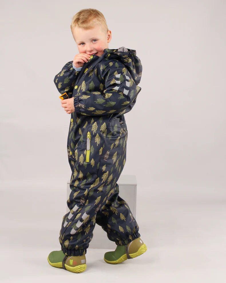 Kattnakken Vinterregndress Slaps - Marine for barn - Brobrobrille