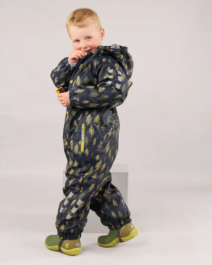 Kattnakken Vinterregndress Slaps - Marine for barn - Brobrobrille