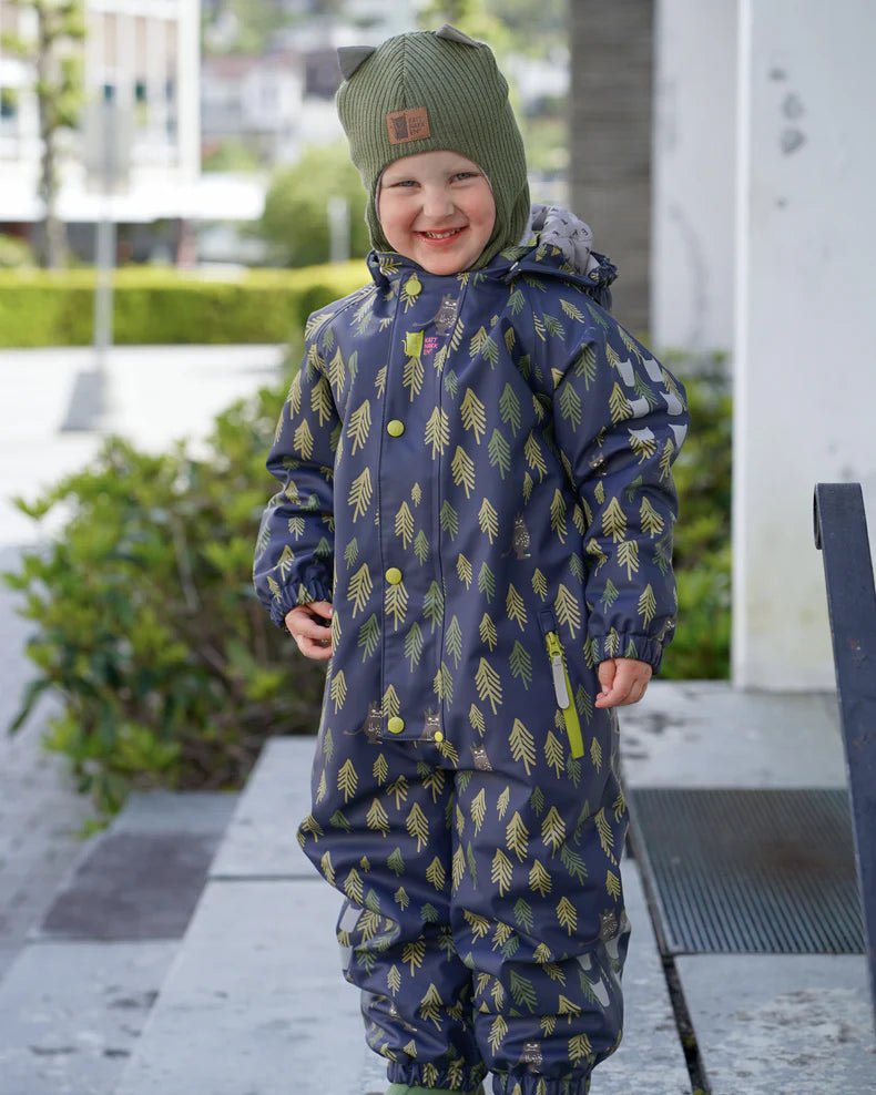 Kattnakken Vinterregndress Slaps - Marine for barn - Brobrobrille