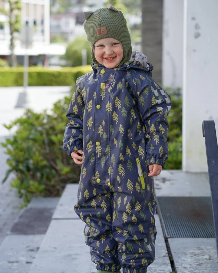 Kattnakken Vinterregndress Slaps - Marine for barn - Brobrobrille