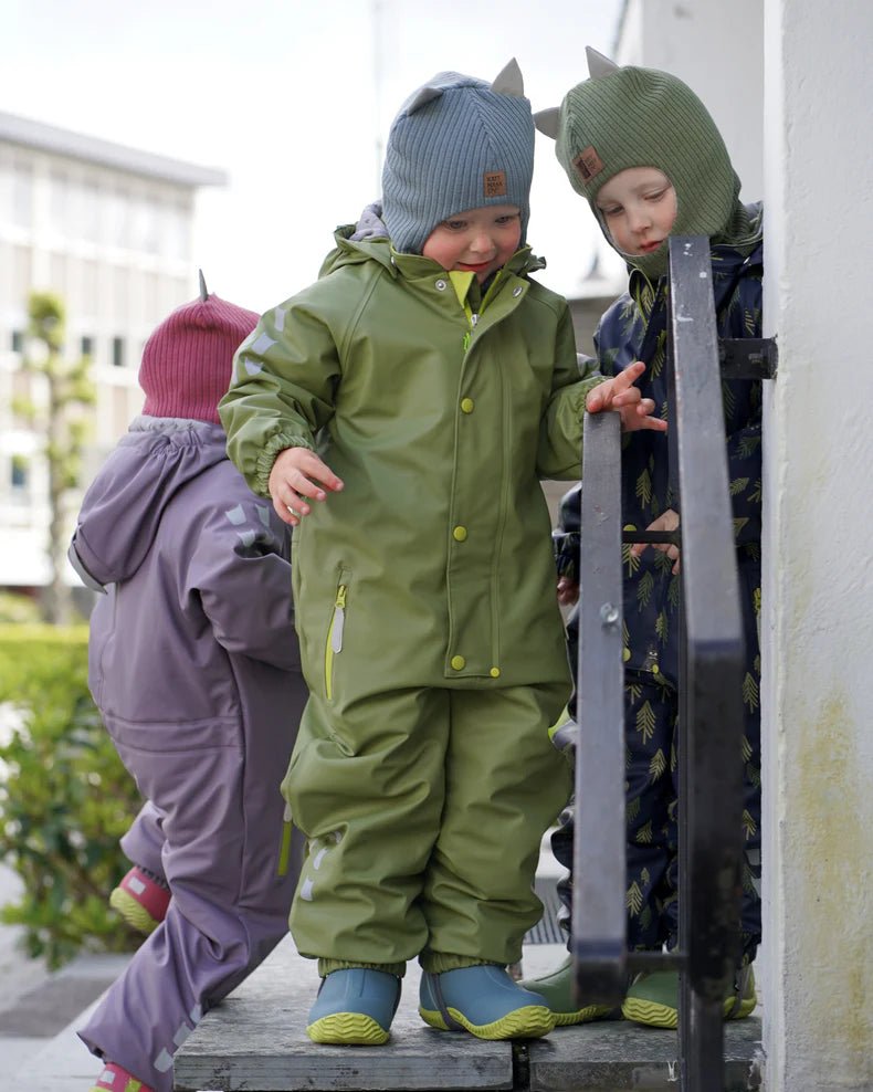 Kattnakken Vinterregndress Slaps - Mose for barn - Brobrobrille