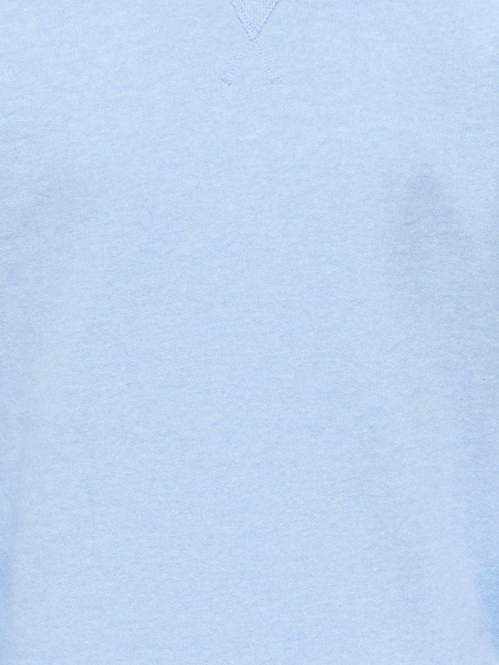 Kids Only Amalfi sweatshirt med rund hals - Cashmere Blue Melange for barn - Brobrobrille