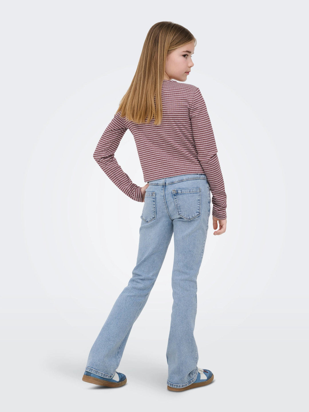 Kids Only Blair Flared Jeans - Light Blue Denim for barn - Brobrobrille
