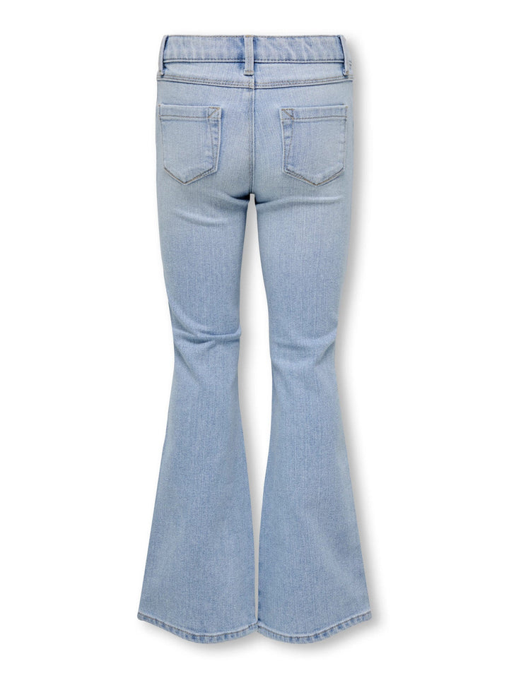 Kids Only Blair Flared Jeans - Light Blue Denim for barn - Brobrobrille