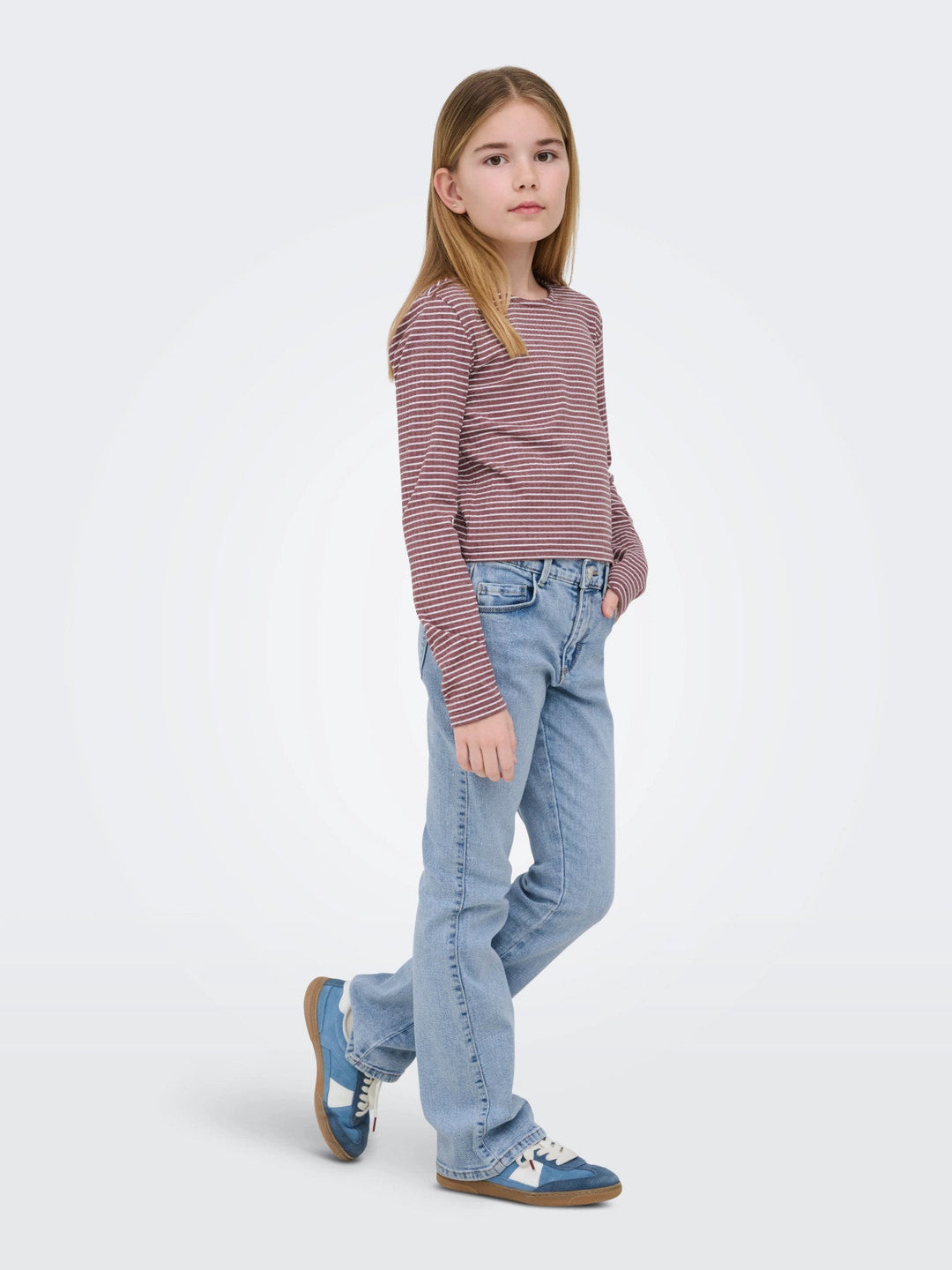 Kids Only Blair Flared Jeans - Light Blue Denim for barn - Brobrobrille