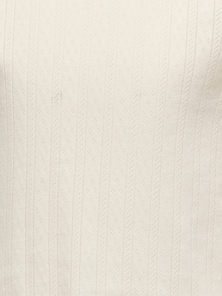 Kids Only Carlotta T - skjorte - Cloud Dancer for barn - Brobrobrille