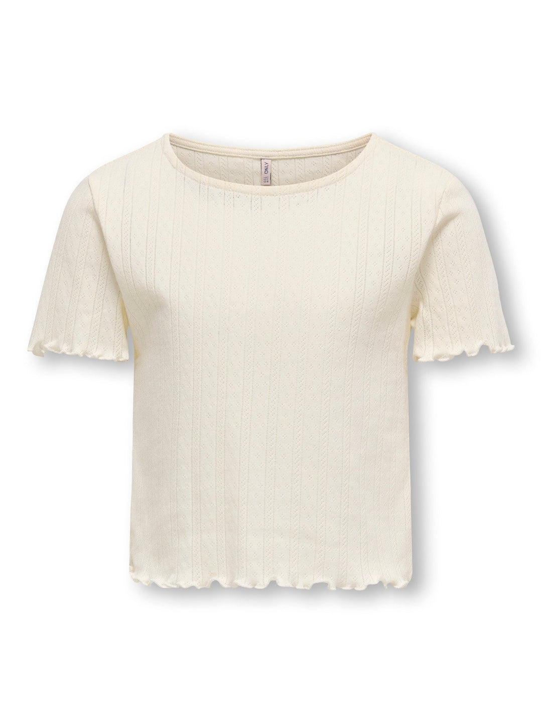 Kids Only Carlotta T - skjorte - Cloud Dancer for barn - Brobrobrille