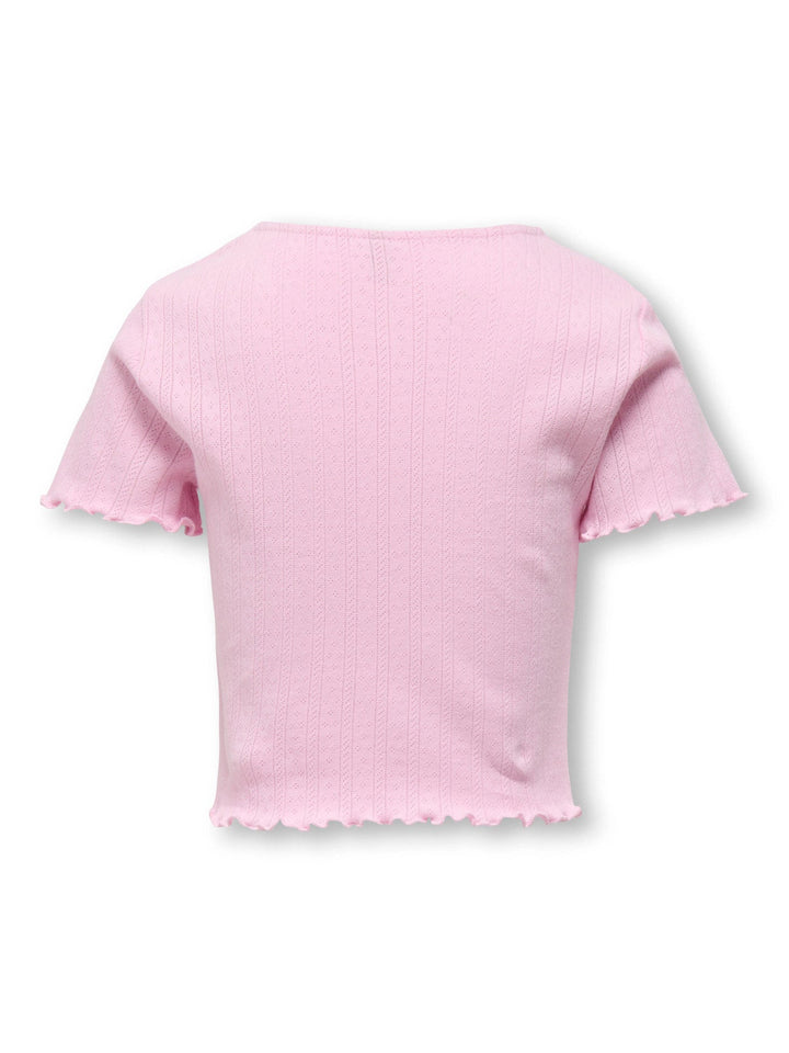 Kids Only Carlotta T - skjorte - Roseate Spoonbill for barn - Brobrobrille