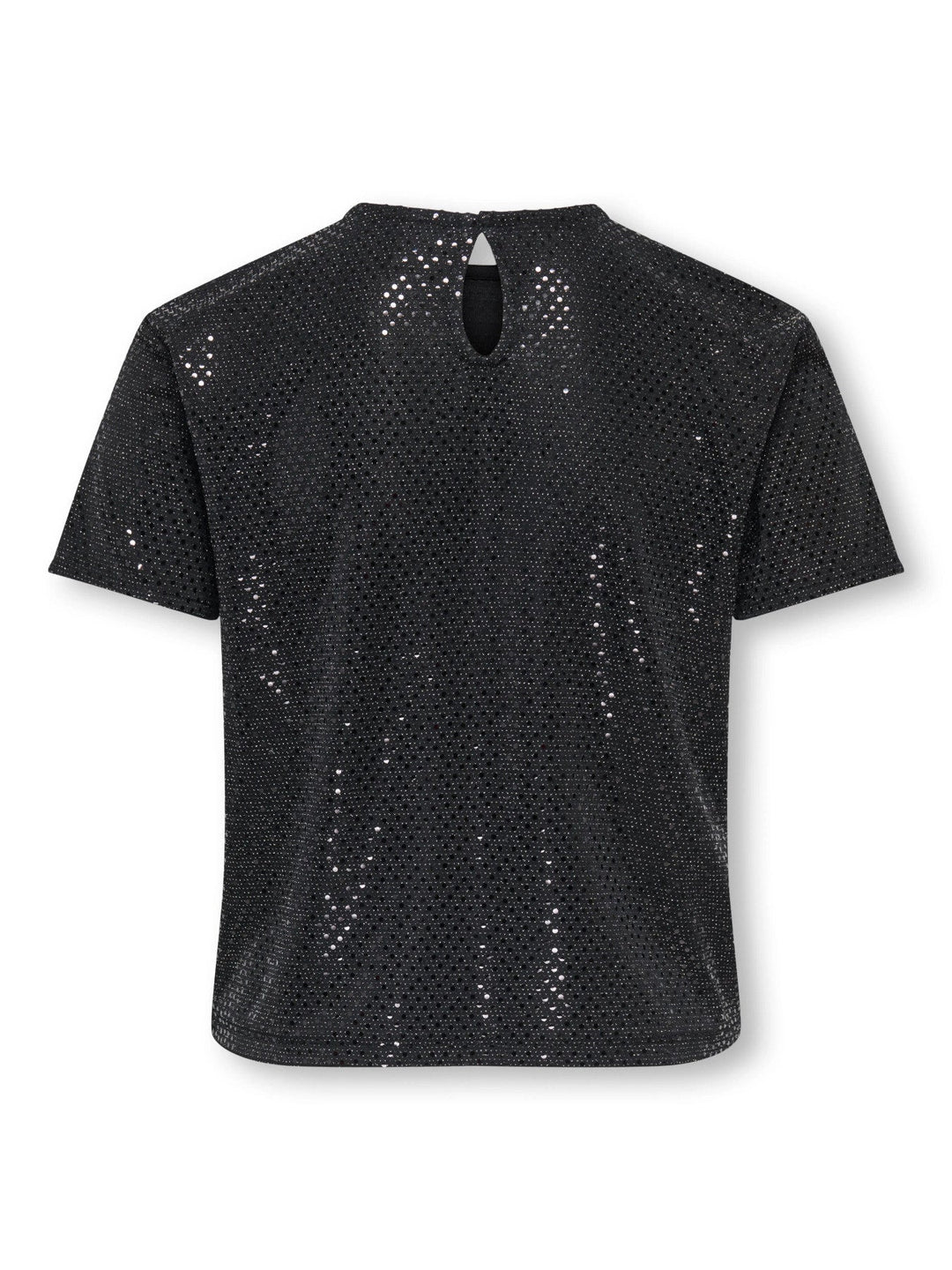 Kids Only Dazzling paljettopp - Black Silver Lurex/Black Sequins for barn - Brobrobrille