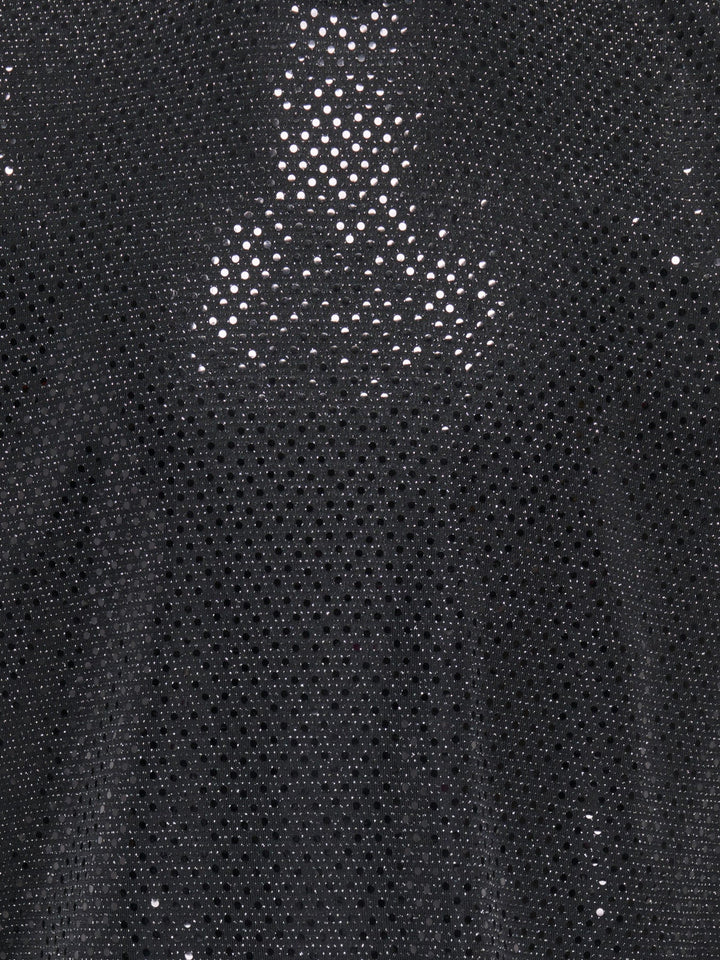 Kids Only Dazzling paljettopp - Black Silver Lurex/Black Sequins for barn - Brobrobrille
