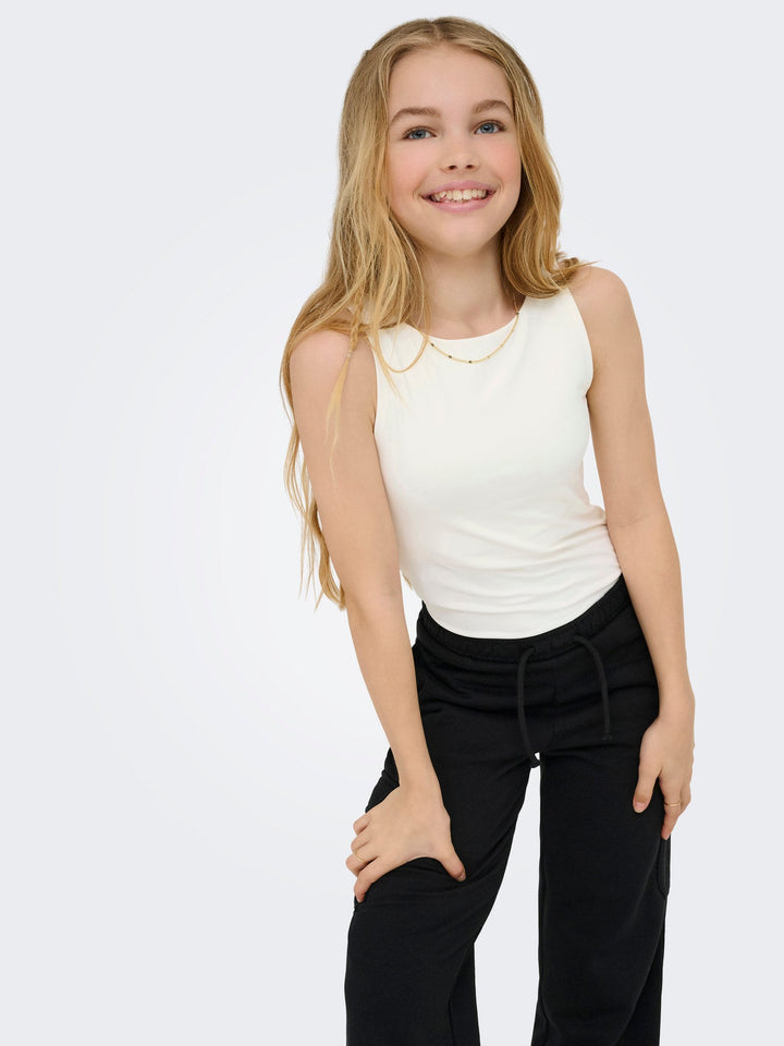 Kids Only Ea Singlet - Cloud Dancer for barn - Brobrobrille