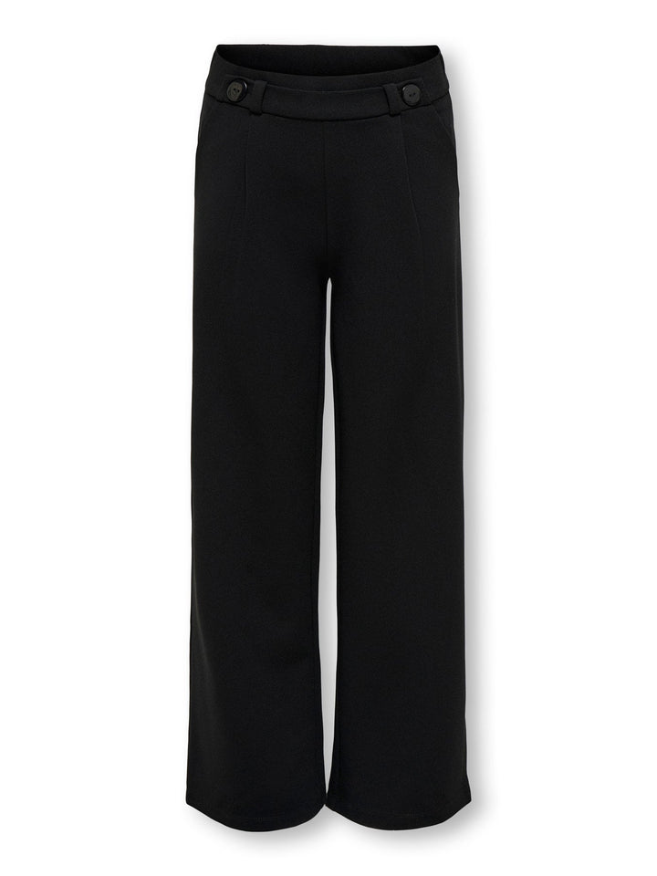 Kids Only Geggo Wide Bukse - Black for barn - Brobrobrille