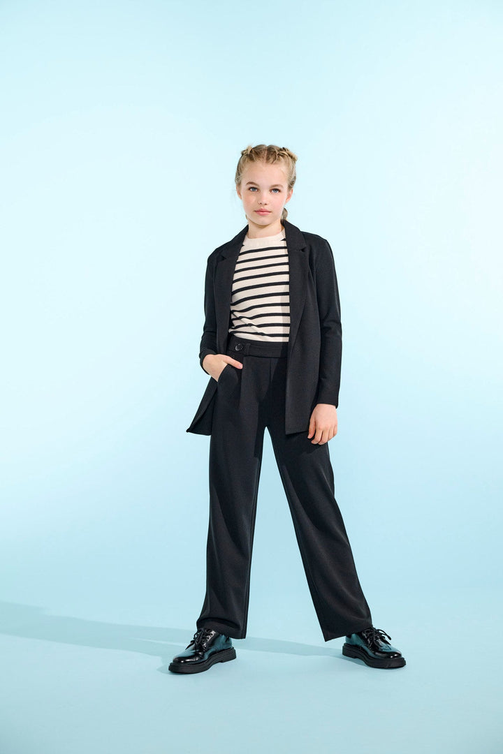 Kids Only Geggo Wide Bukse - Black for barn - Brobrobrille