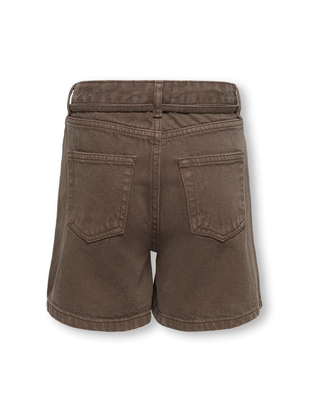 Kids Only Gianna Shorts med Knytebelte - Chocolate Brown for barn - Brobrobrille