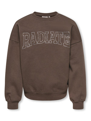 Kids Only Kiki oversized sweatshirt - Bracken Radiate for barn - Brobrobrille