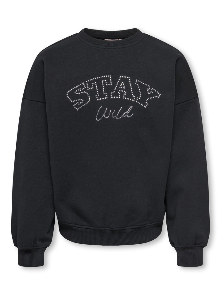 Kids Only Kiki oversized sweatshirt - Caviar Stay for barn - Brobrobrille