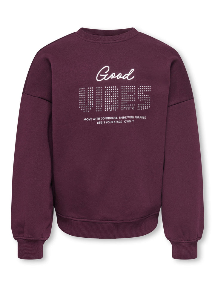 Kids Only Kiki oversized sweatshirt - Winetasting Vibes for barn - Brobrobrille
