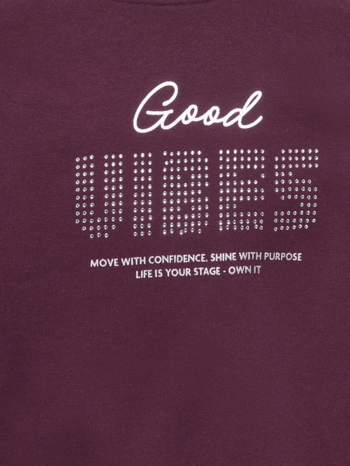 Kids Only Kiki oversized sweatshirt - Winetasting Vibes for barn - Brobrobrille