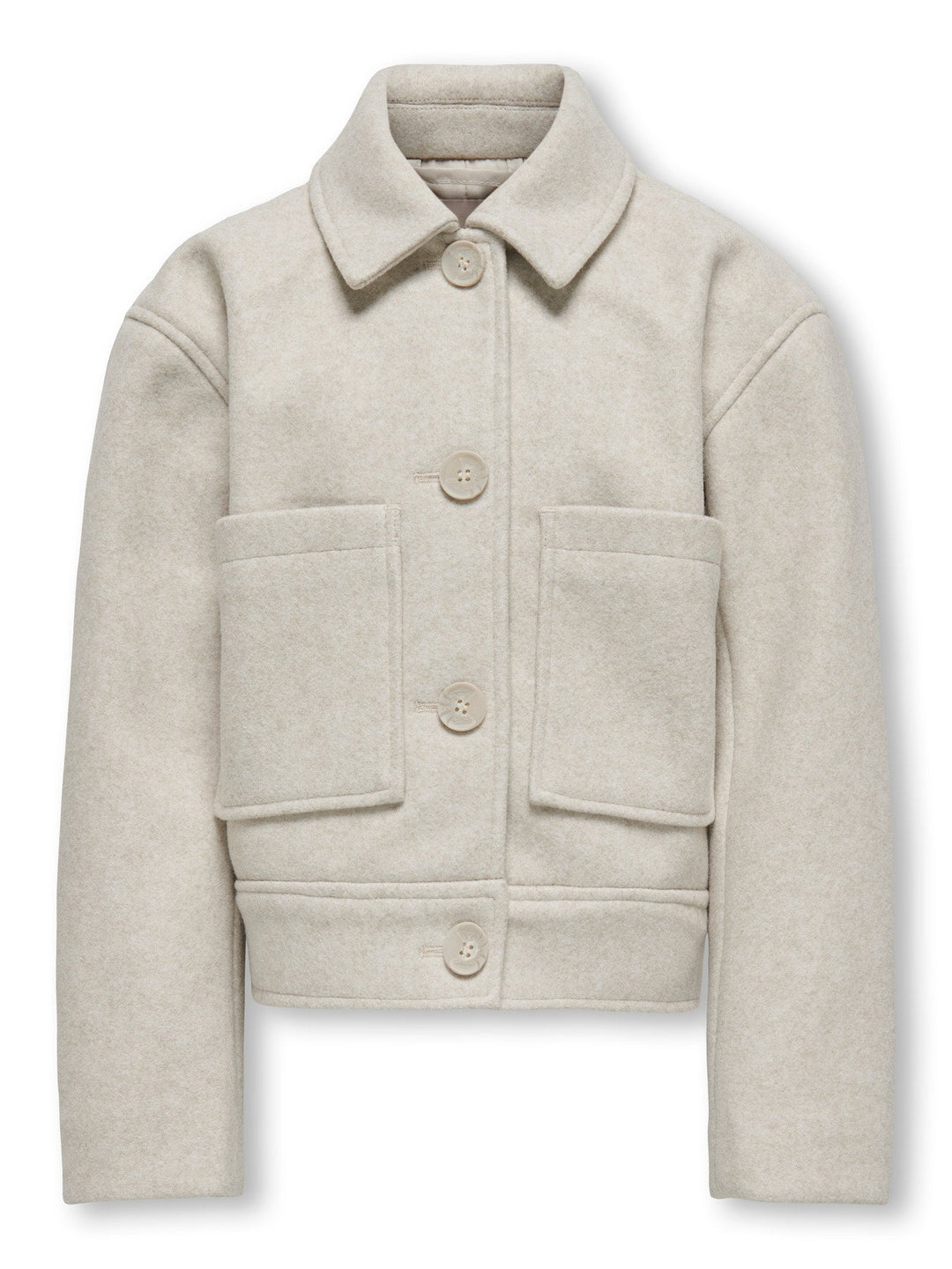 Kids Only Kogadina Jakke – Pumice Stone Melange for barn - Brobrobrille