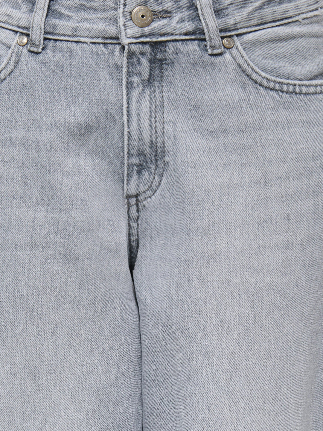 Kids Only Lopez jeans med vide ben - Medium Grey Denim for barn - Brobrobrille