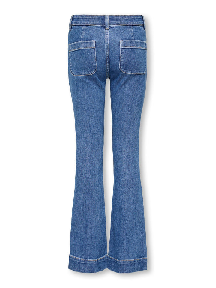 Kids Only Madison Flared Jeans - Light Blue Denim for barn - Brobrobrille