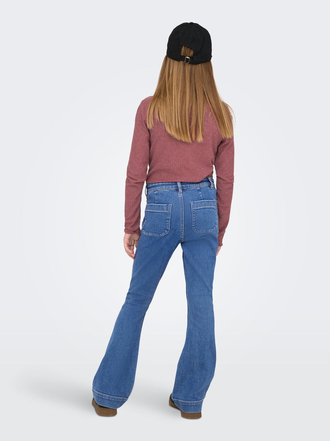 Kids Only Madison Flared Jeans - Light Blue Denim for barn - Brobrobrille