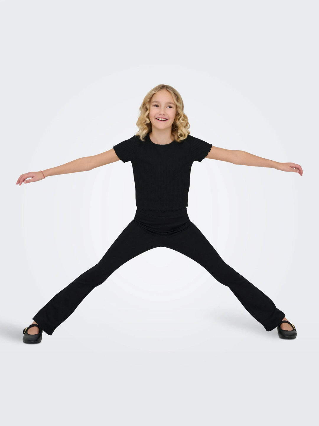 Kids Only Paige Flared bukse - Black for barn - Brobrobrille