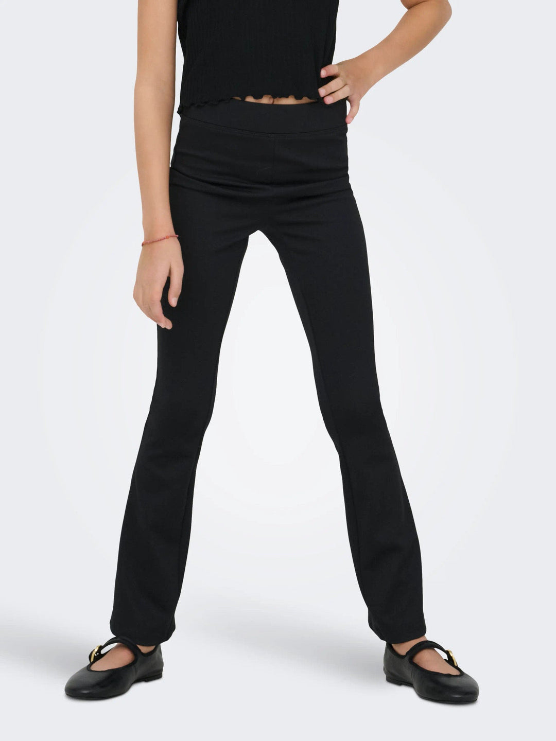 Kids Only Paige Flared bukse - Black for barn - Brobrobrille