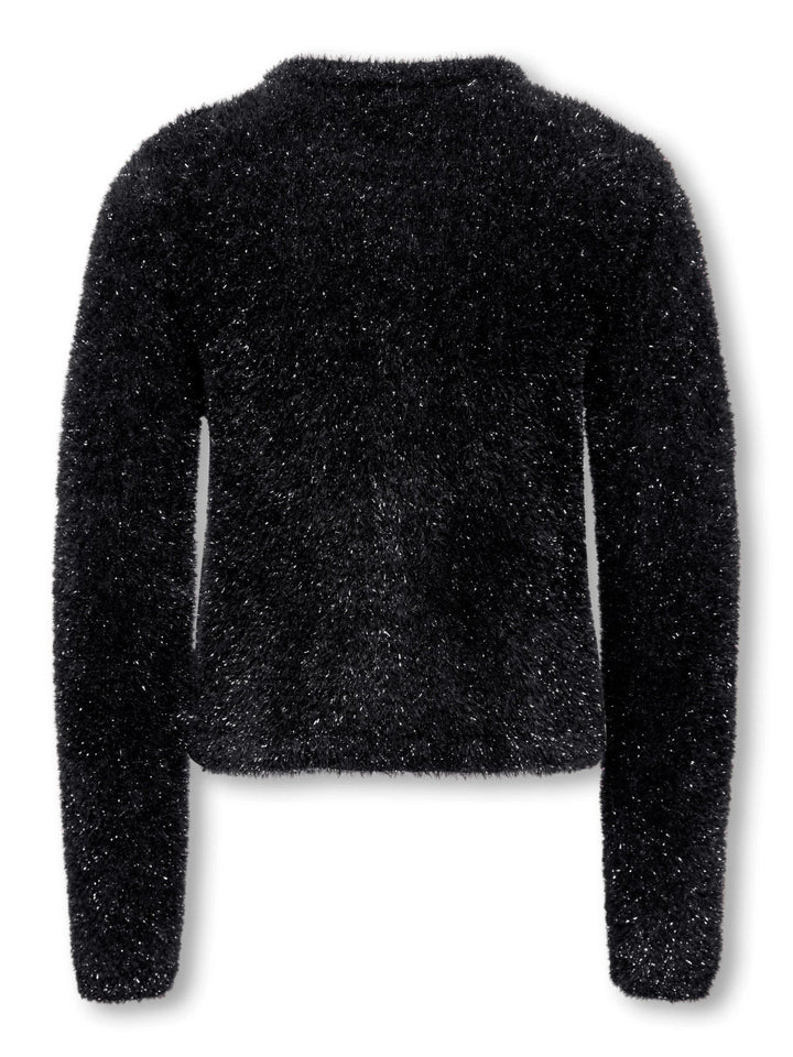Kids Only Piumo glittercardigan - Black Glitter for barn - Brobrobrille
