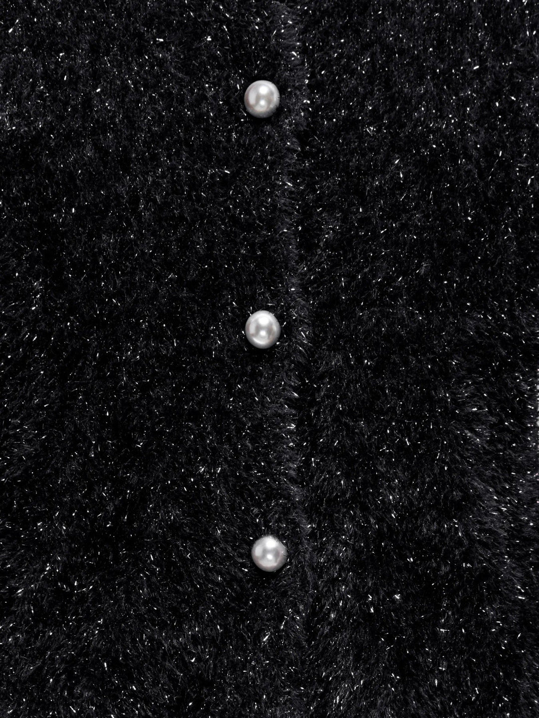Kids Only Piumo glittercardigan - Black Glitter for barn - Brobrobrille