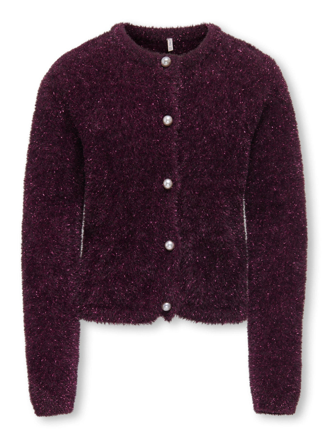 Kids Only Piumo glittercardigan - Winetasting Glitter for barn - Brobrobrille