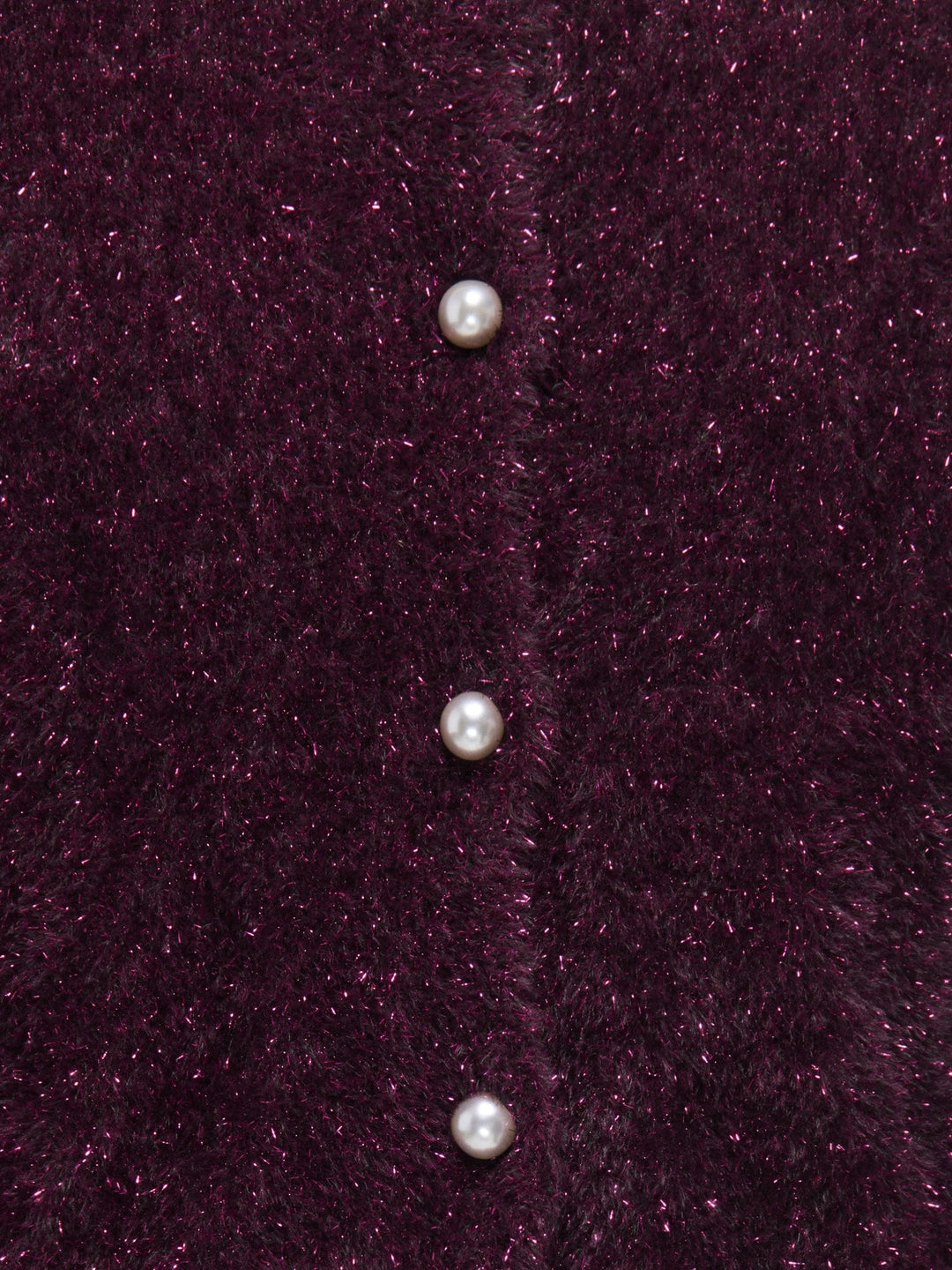 Kids Only Piumo glittercardigan - Winetasting Glitter for barn - Brobrobrille
