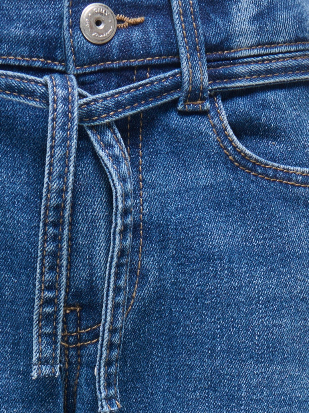 Kids Only Regent jeans med høyt liv og sleng - Medium Blue Denim for barn - Brobrobrille