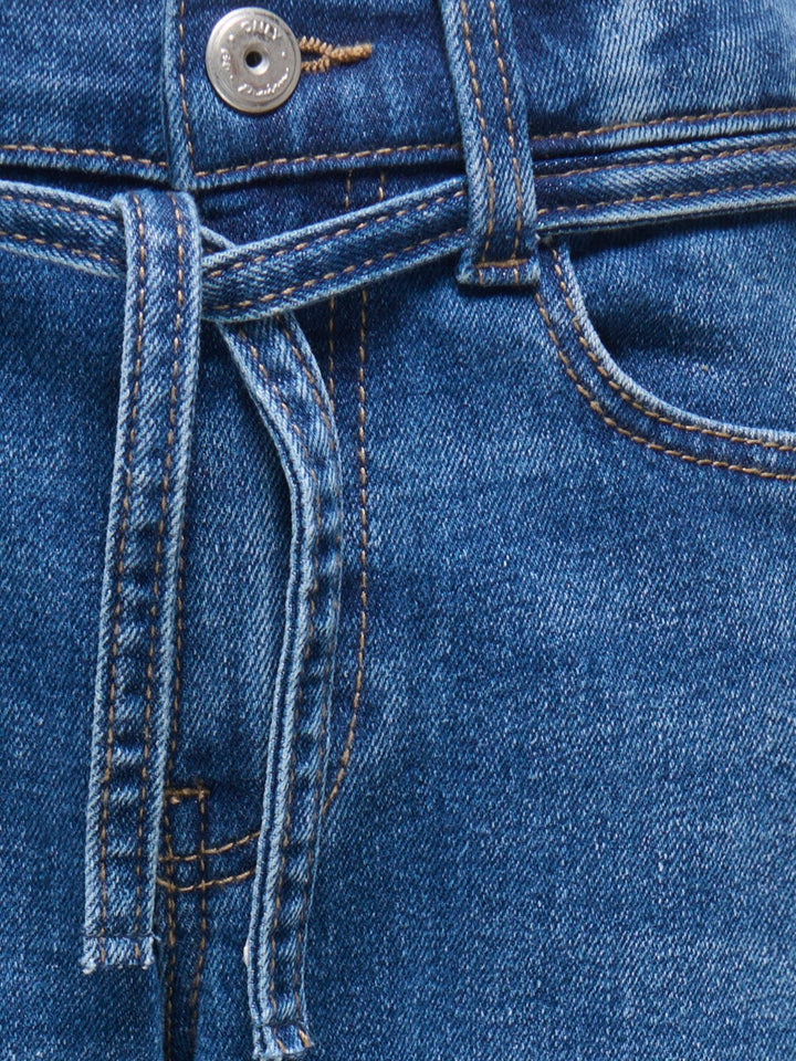 Kids Only Regent jeans med høyt liv og sleng - Medium Blue Denim for barn - Brobrobrille