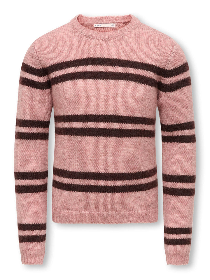 Kids Only Sophie strikkegenser - Woodrose Fudge for barn - Brobrobrille