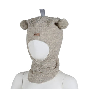 Kivat Balaclava i Ull Label med Dusker - Sand for barn - Brobrobrille