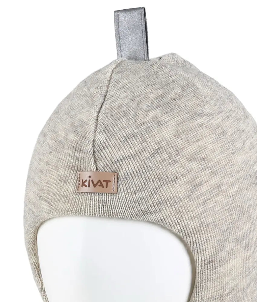 Kivat Ullbalaklava med Refleks - Ufarget Sand for barn - Brobrobrille
