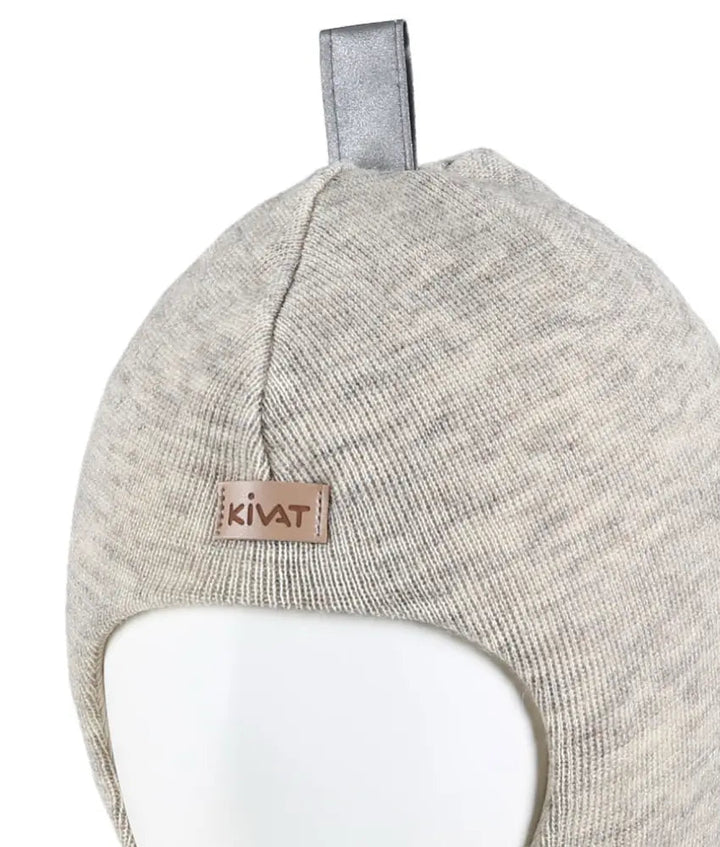 Kivat Ullbalaklava med Refleks - Ufarget Sand for barn - Brobrobrille