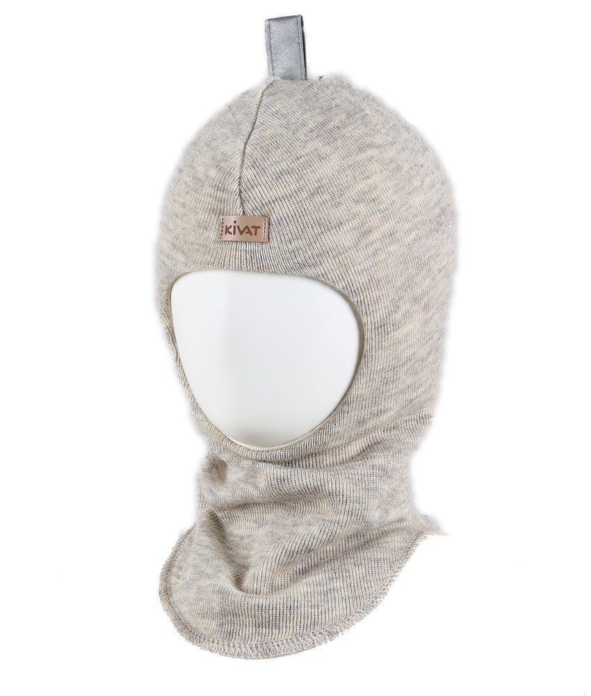 Kivat Ullbalaklava med Refleks - Ufarget Sand for barn - Brobrobrille