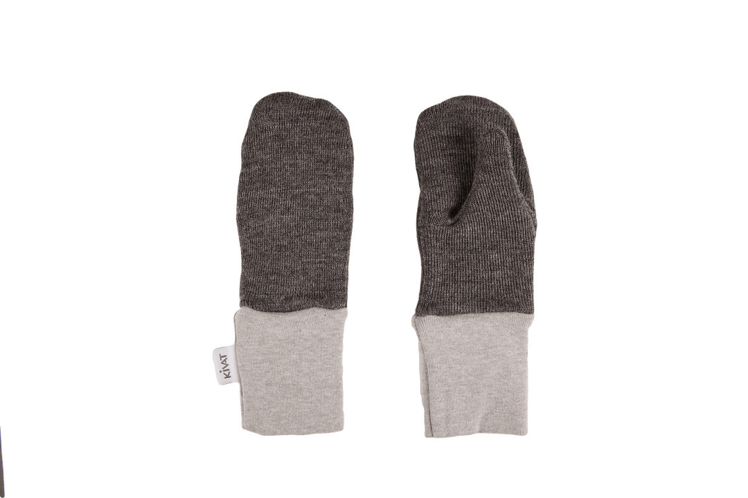 Kivat Ullvotter - Brun Melert for barn - Brobrobrille