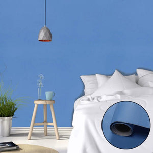 Kontaktplast – Ensfarget Blå (60 cm x 5 m) for barn - Brobrobrille