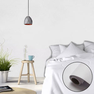 Kontaktplast – Ensfarget Hvit (60 cm x 5 m) for barn - Brobrobrille