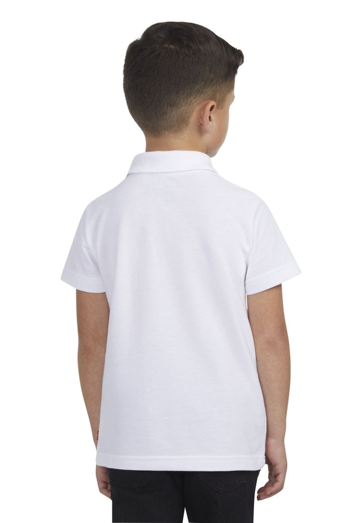 Levi’s Back Neck Tape poloskjorte for barn - White/Red for barn - Brobrobrille