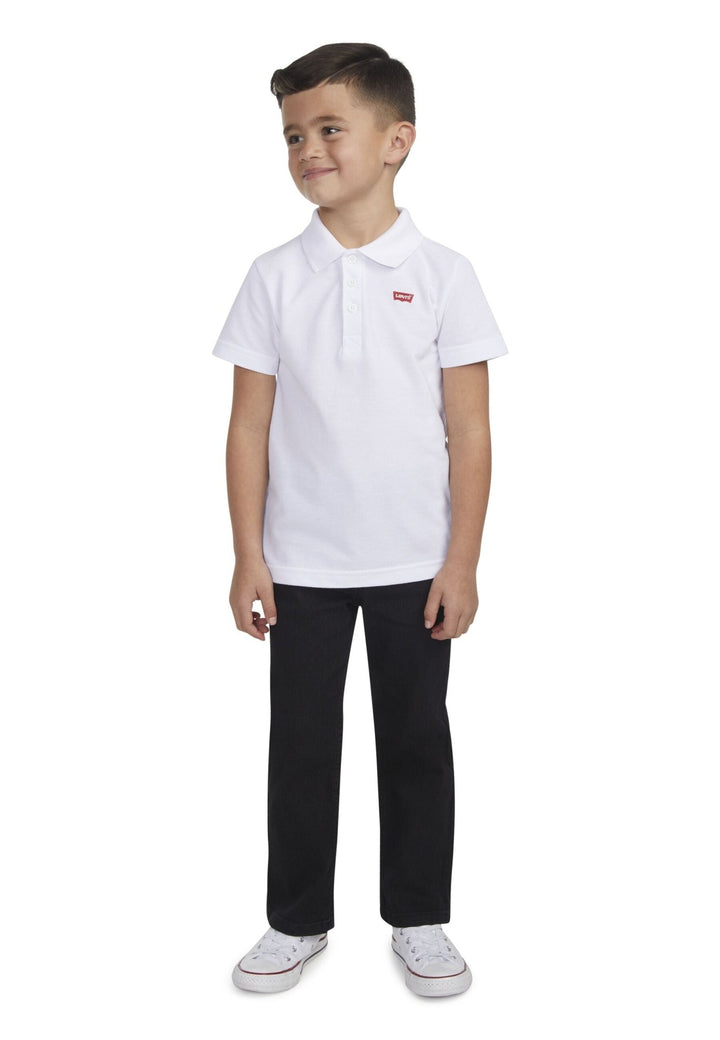 Levi’s Back Neck Tape poloskjorte for barn - White/Red for barn - Brobrobrille
