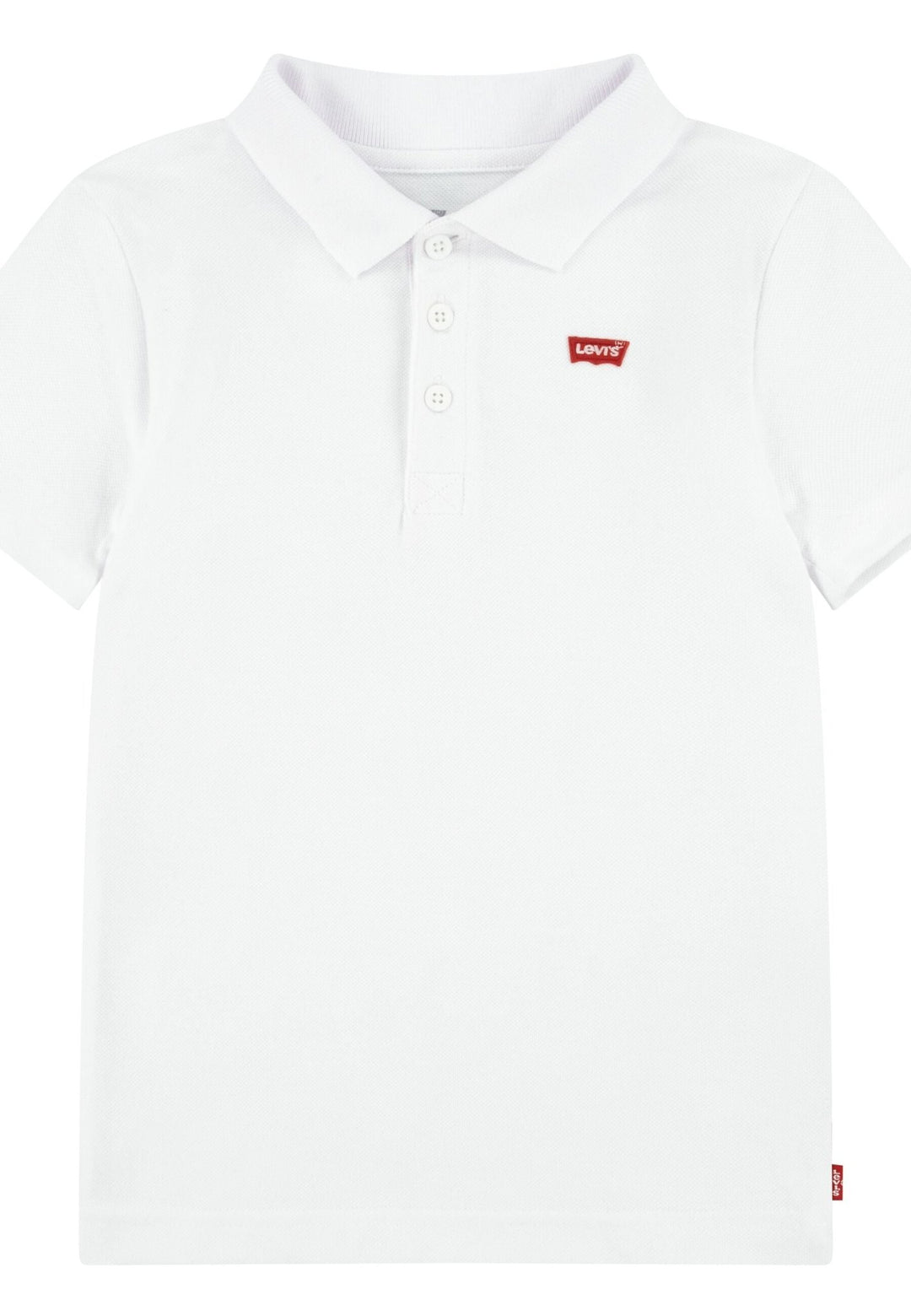 Levi’s Back Neck Tape poloskjorte for barn - White/Red for barn - Brobrobrille